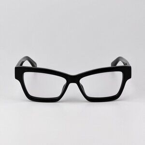 Off-White STYLE 77 Women Eyeglasses Black Square Frame | Model OERJ077 1000